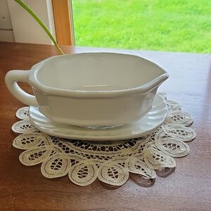 Corelle White Stoneware Saucer(3-16)(k)